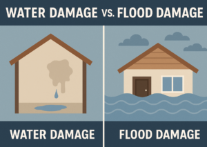 Water Damage vs. Flood Damage